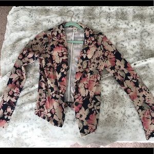 Floral blazer